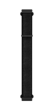 Schnellwechsel-Armband (20 mm) Nylon Schwarz, Teile in Schwarz