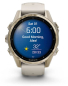 Preview: fēnix® 8 – 43 mm, AMOLED Sapphire, Nebelgrau/Softgold mit QuickFit®-Silikon-Armband 20