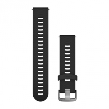 schwarzes Schnellwechsel-Armband (20 mm)